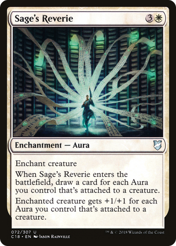 {C} Sage's Reverie [Commander 2018][C18 072]