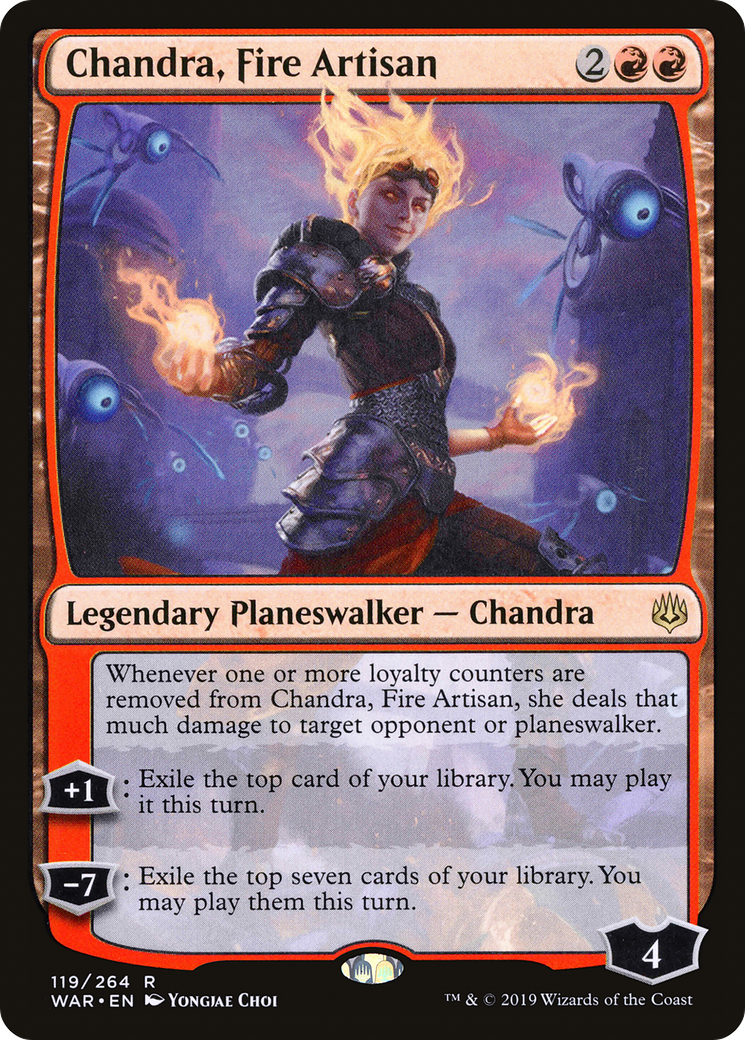 {R} Chandra, Fire Artisan [War of the Spark][WAR 119]