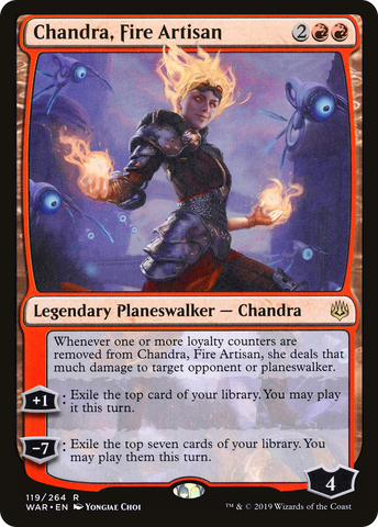 {R} Chandra, Fire Artisan [War of the Spark][WAR 119]
