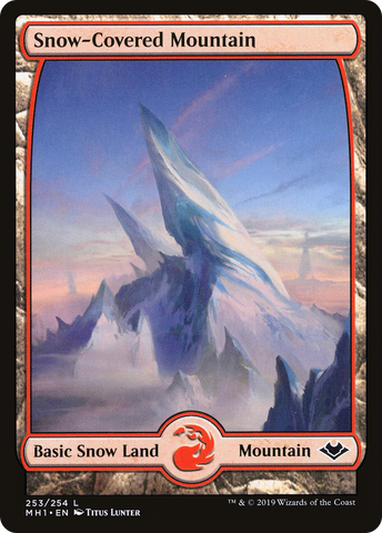 {B}[MH1 253] Snow-Covered Mountain [Modern Horizons]