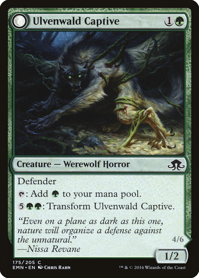 {C} Ulvenwald Captive // Ulvenwald Abomination [Eldritch Moon][EMN 175] - Misty Mountain Games