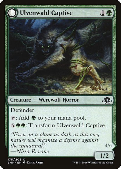 {C} Ulvenwald Captive // Ulvenwald Abomination [Eldritch Moon][EMN 175] - Misty Mountain Games