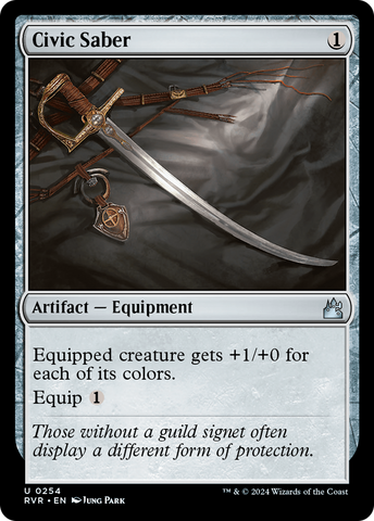 {C} Civic Saber [Ravnica Remastered][RVR 254]