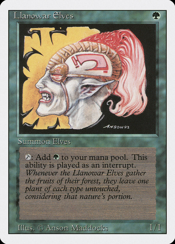 {C} Llanowar Elves [Revised Edition][3ED 211]