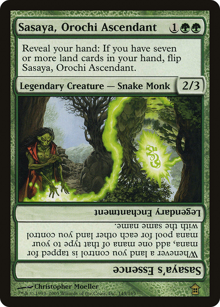 {R} Sasaya, Orochi Ascendant // Sasaya's Essence [Saviors of Kamigawa][SOK 145]