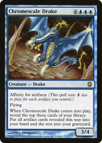 {R} Chromescale Drake [Darksteel][DST 020]