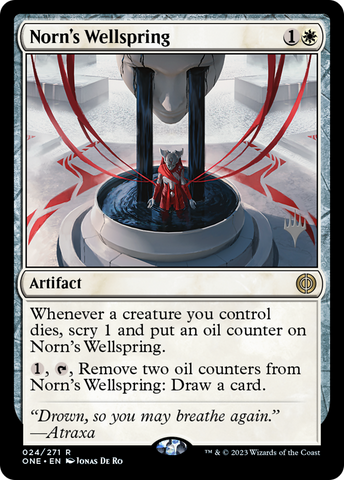 {R} Norn's Wellspring (Promo Pack) [Phyrexia: All Will Be One Promos][PP ONE 024]