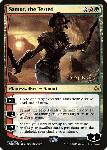 {R} Samut, the Tested [Hour of Devastation Prerelease Promos][PR HOU 144]