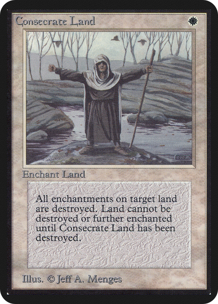 {C} Consecrate Land [Alpha Edition][LEA 014]