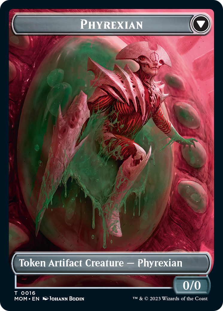 {T} Incubator // Phyrexian (16) Double-Sided Token [March of the Machine Tokens][TMOM 016]