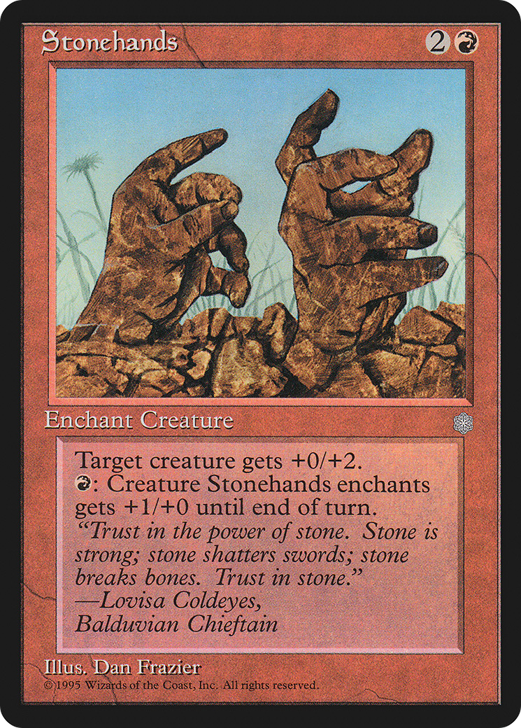 {C} Stonehands [Ice Age][ICE 219]