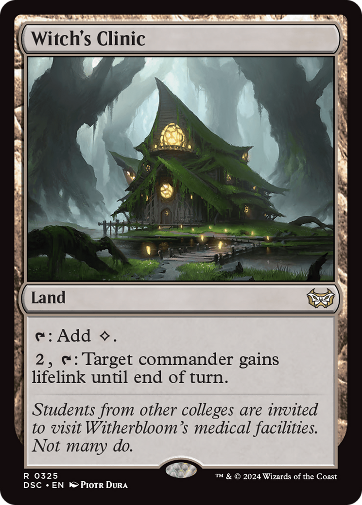 {R} Witch's Clinic [Duskmourn: House of Horror Commander][DSC 325]