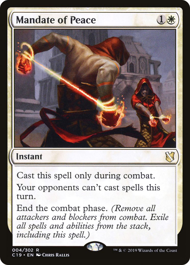 {R} Mandate of Peace [Commander 2019][C19 004]