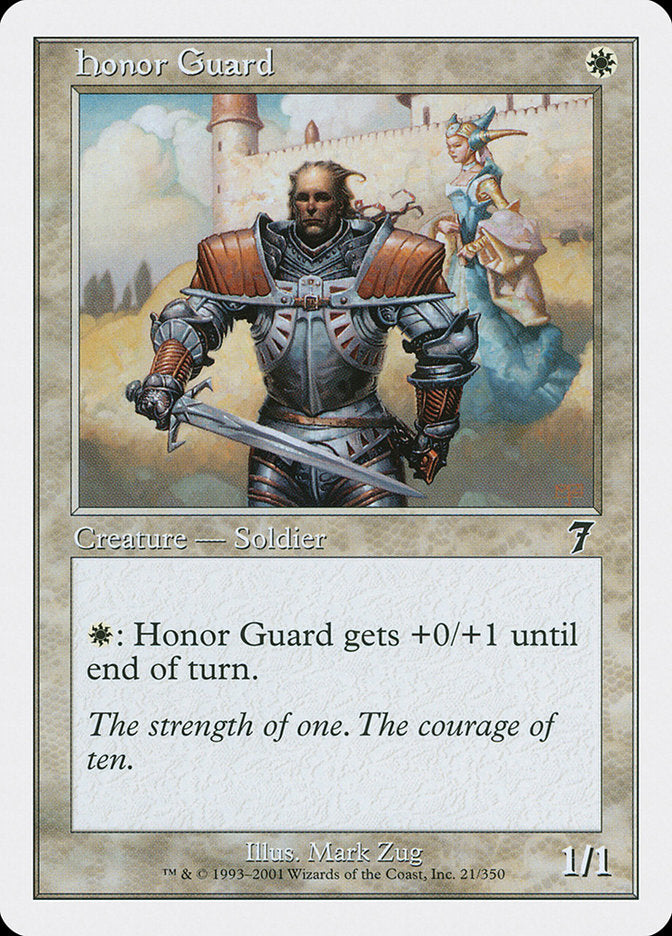 {C} Honor Guard [Seventh Edition][7ED 021]