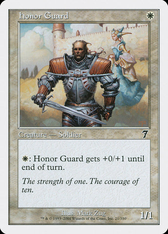 {C} Honor Guard [Seventh Edition][7ED 021]