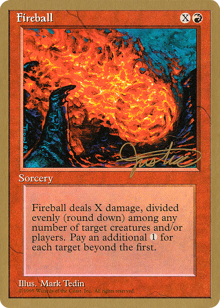 {C} Fireball (Mark Justice) [Pro Tour Collector Set][GB PTC MJ192]