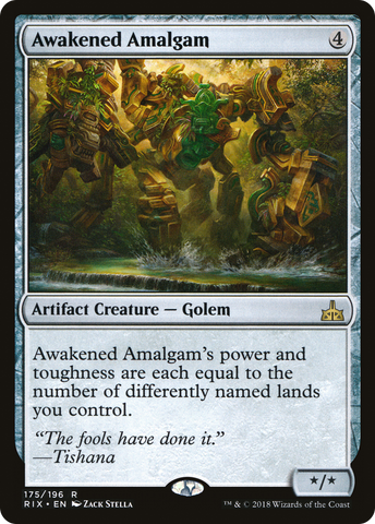 {R} Awakened Amalgam [Rivals of Ixalan][RIX 175]