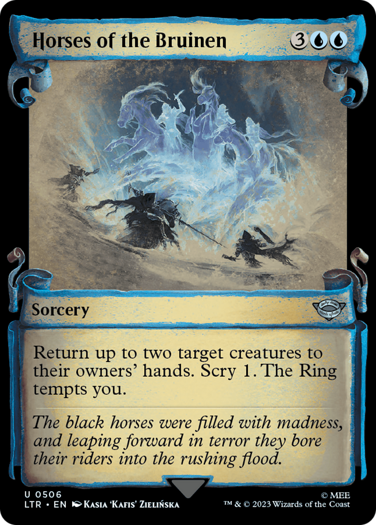 {C} Horses of the Bruinen [The Lord of the Rings: Tales of Middle-Earth Showcase Scrolls][LTR 506]