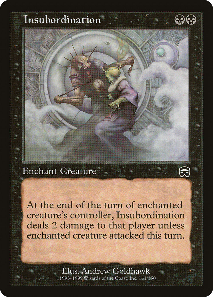 {C} Insubordination [Mercadian Masques][MMQ 141]