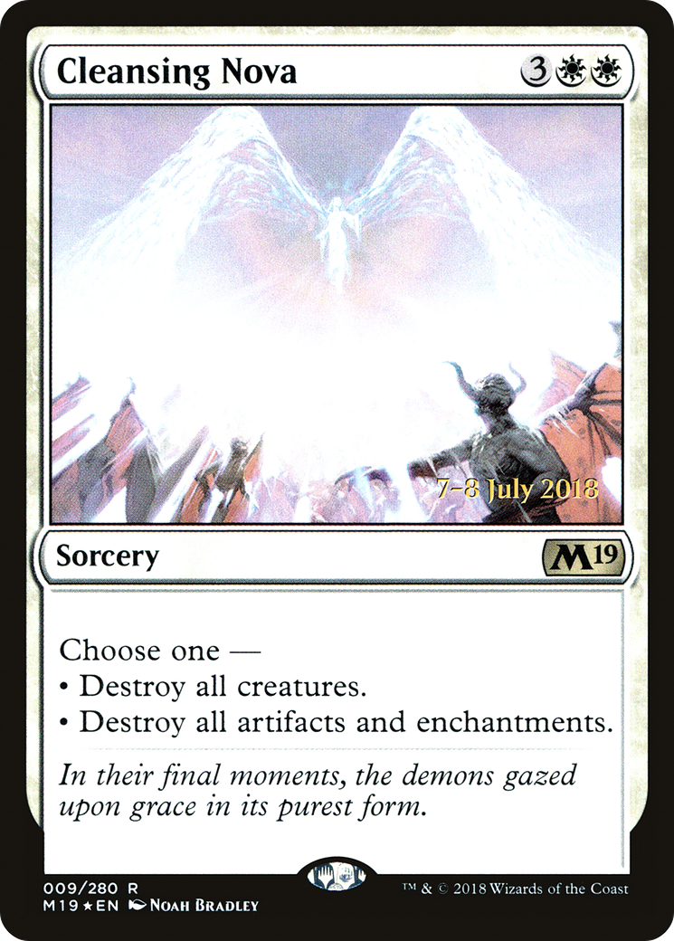 {R} Cleansing Nova [Core Set 2019 Prerelease Promos][PR M19 009]