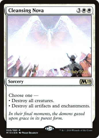 {R} Cleansing Nova [Core Set 2019 Prerelease Promos][PR M19 009]