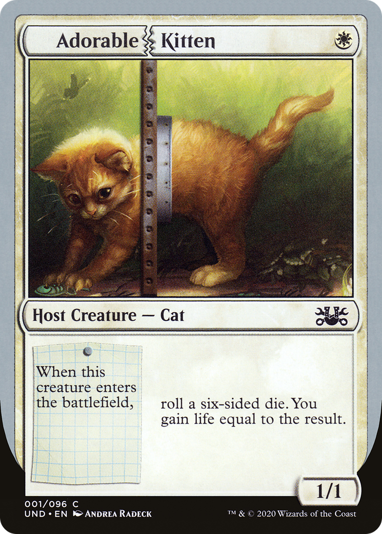 {C} Adorable Kitten [Unsanctioned][UND 001]