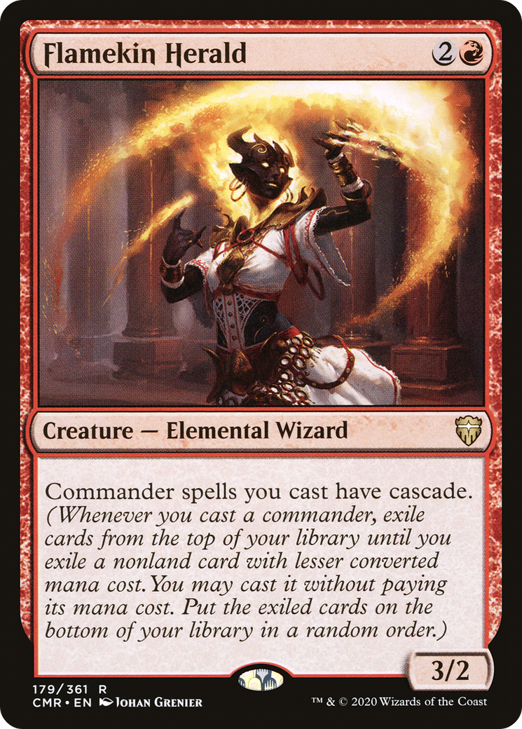 {R} Flamekin Herald [Commander Legends][CMR 179]