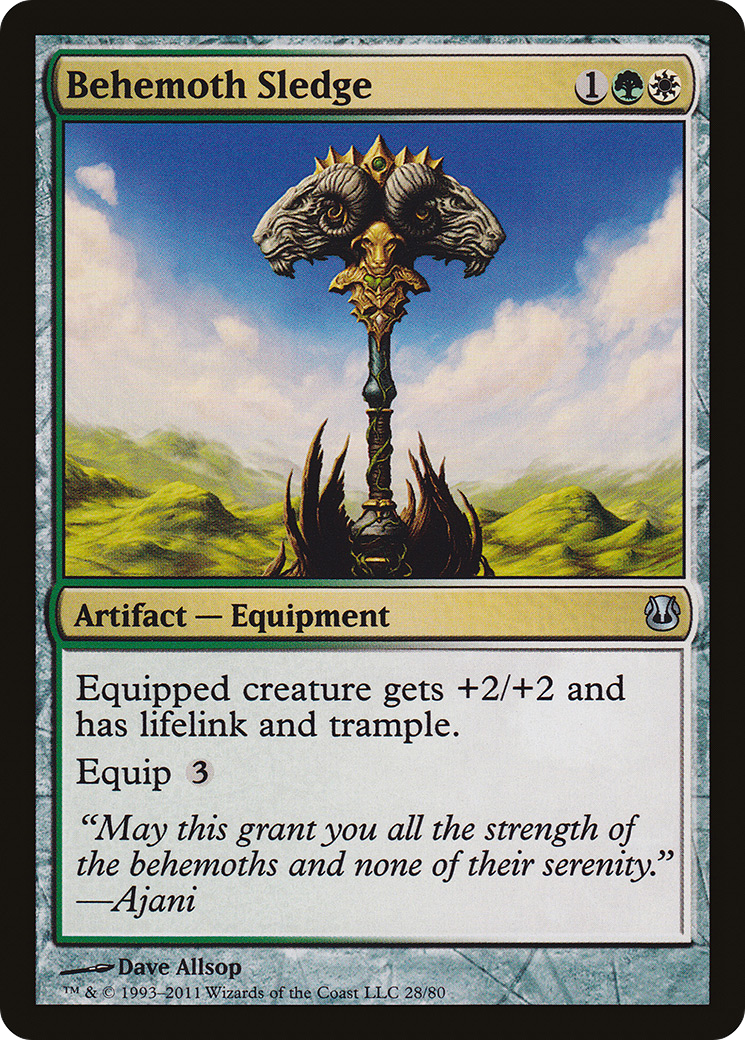 {C} Behemoth Sledge [Duel Decks: Ajani vs. Nicol Bolas][DDH 028]
