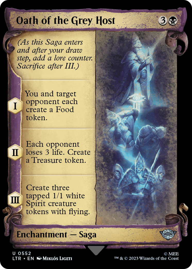 {C} Oath of the Grey Host [The Lord of the Rings: Tales of Middle-Earth Showcase Scrolls][LTR 552]