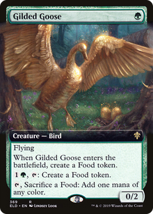 {R} Gilded Goose (Extended Art) [Throne of Eldraine][ELD 369]