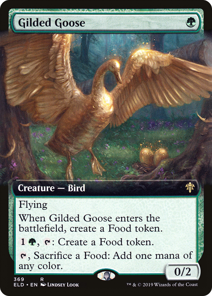 {R} Gilded Goose (Extended Art) [Throne of Eldraine][ELD 369]