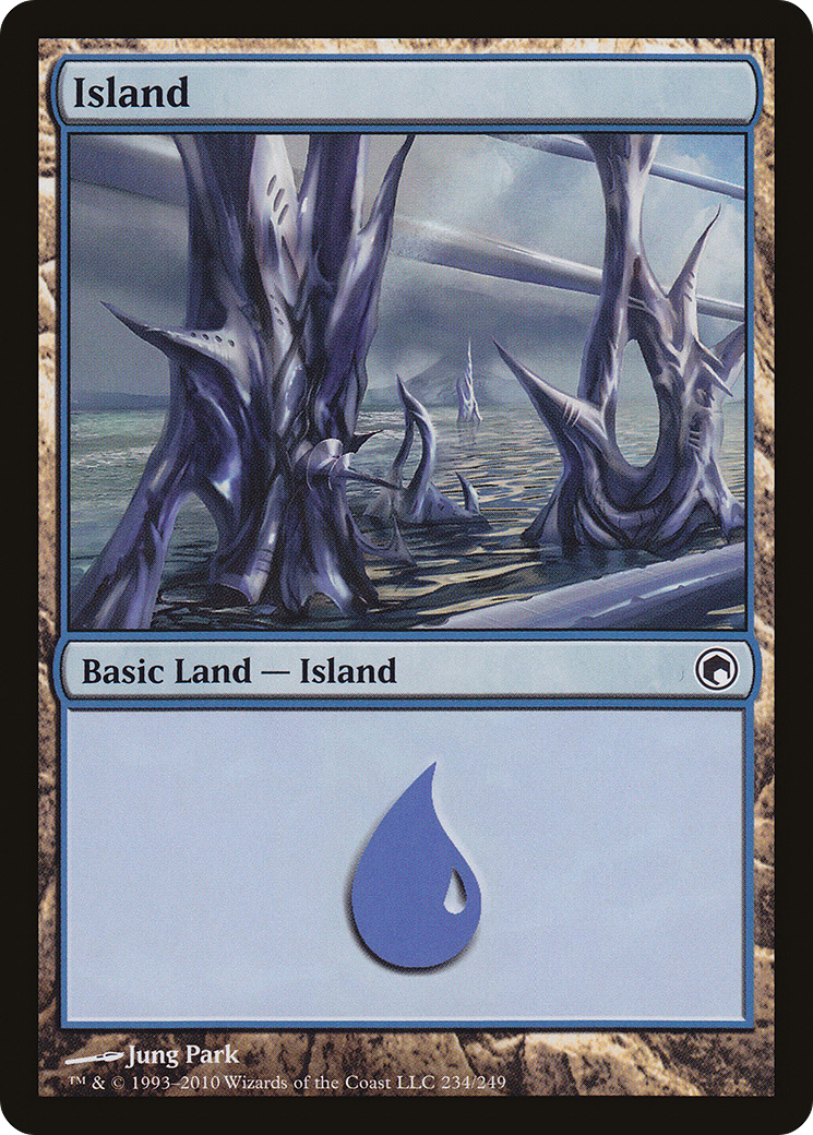 {B}[SOM 234] Island (234) [Scars of Mirrodin]