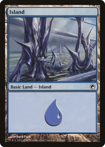 {B}[SOM 234] Island (234) [Scars of Mirrodin]