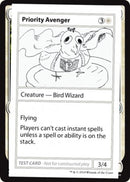 {R} Priority Avenger (2021 Edition) [Mystery Booster Playtest Cards][CMB1 009]