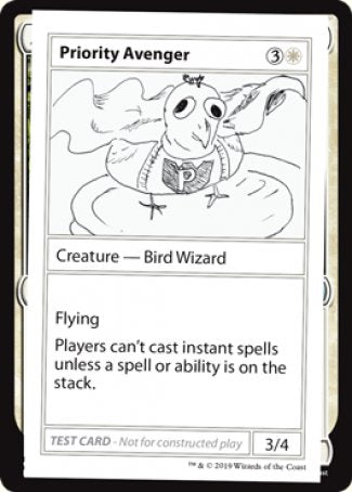 {R} Priority Avenger (2021 Edition) [Mystery Booster Playtest Cards][CMB1 009]