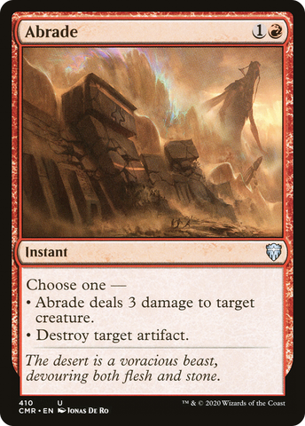 {C} Abrade [Commander Legends][CMR 410]