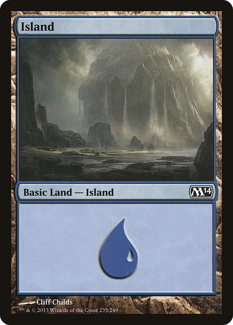 {B}[M14 235] Island (235) [Magic 2014]