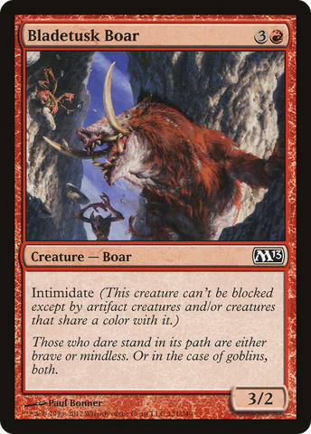 {C} Bladetusk Boar [Magic 2013][M13 121]