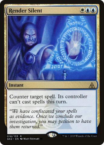 {R} Render Silent [Ravnica Allegiance Guild Kit][GK2 018]
