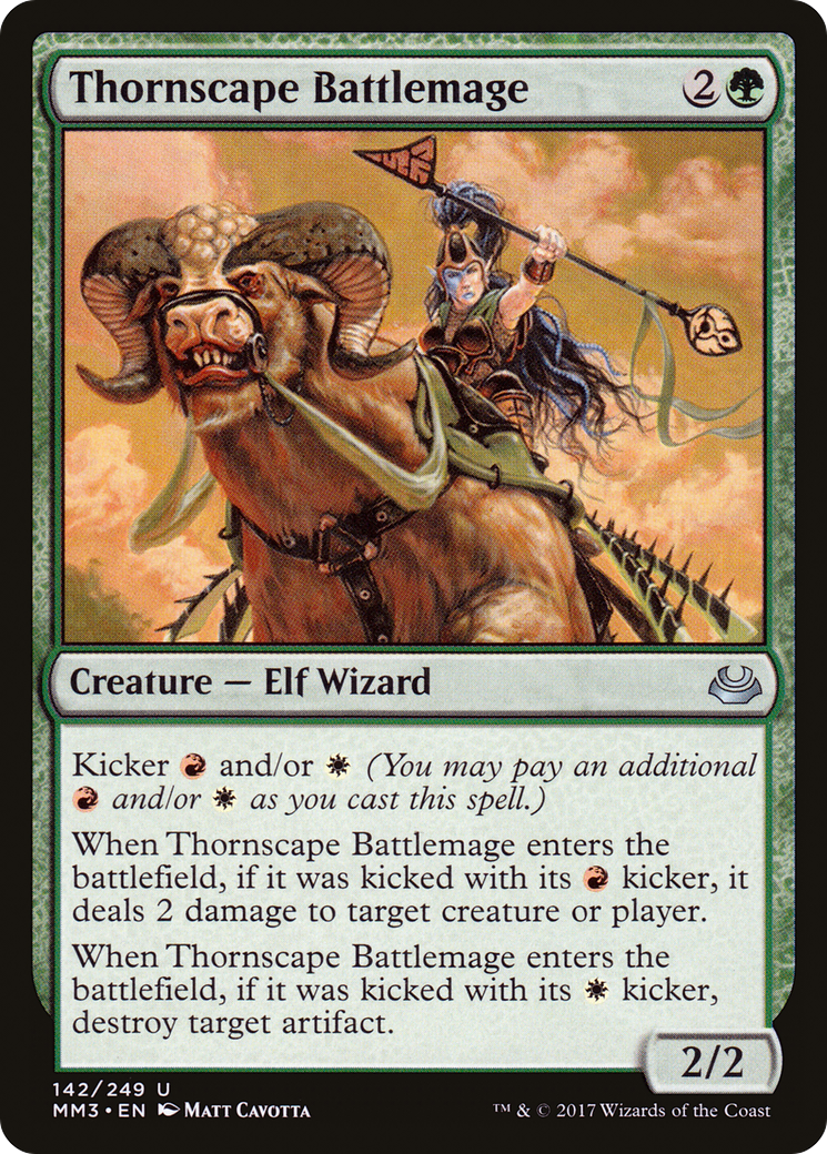 {C} Thornscape Battlemage [Modern Masters 2017][MM3 142]