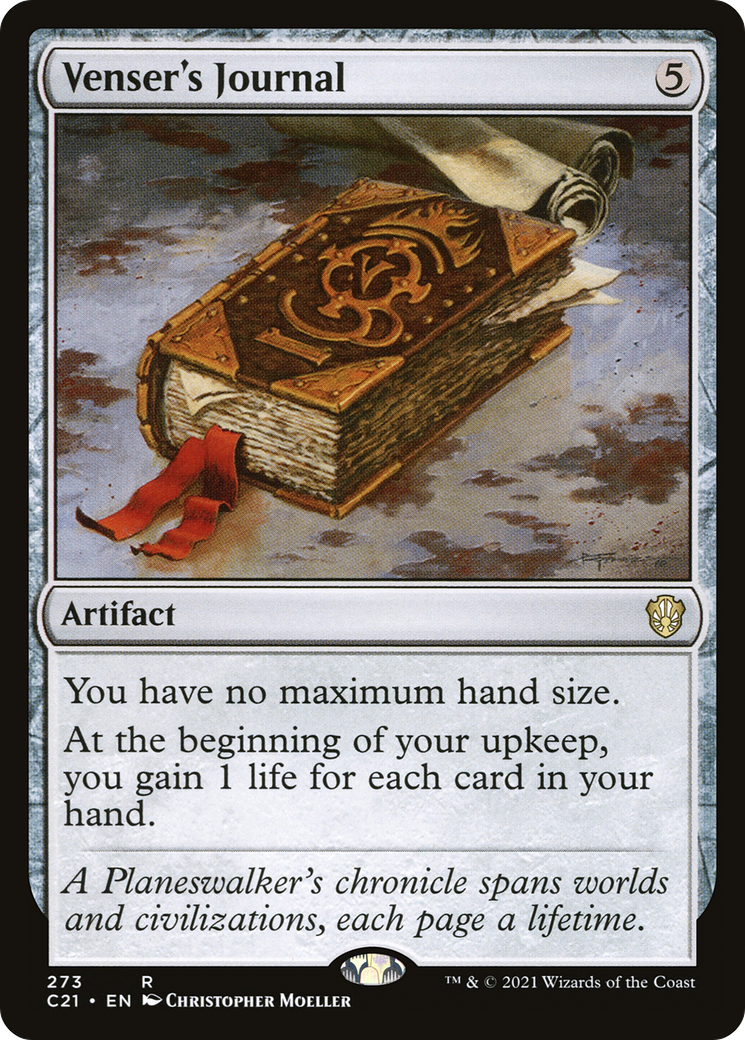 {R} Venser's Journal [Commander 2021][C21 273] - Misty Mountain Games