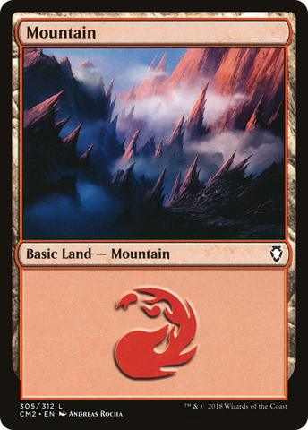 {B}[CM2 305] Mountain (305) [Commander Anthology Volume II]