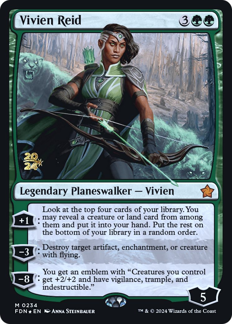 {@R} Vivien Reid [Foundations Prerelease Promos][PR FDN 234]