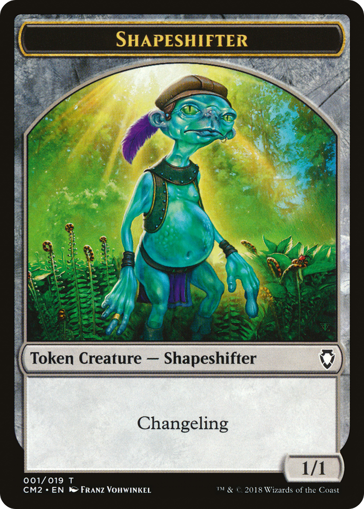 {T} Shapeshifter Token [Commander Anthology Volume II Tokens][TCM2 001]