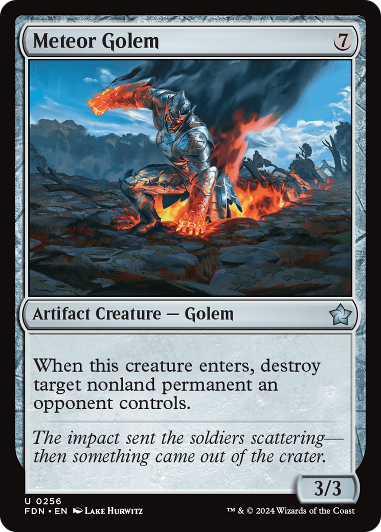 {@C} Meteor Golem [Foundations][FDN 256]