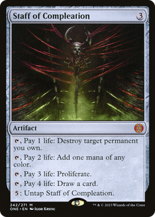 {R} Staff of Compleation [Phyrexia: All Will Be One][ONE 242]