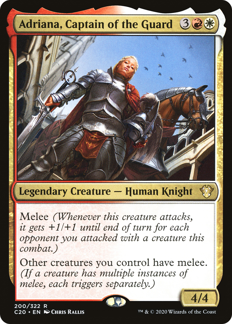 {R} Adriana, Captain of the Guard [Commander 2020][C20 200]