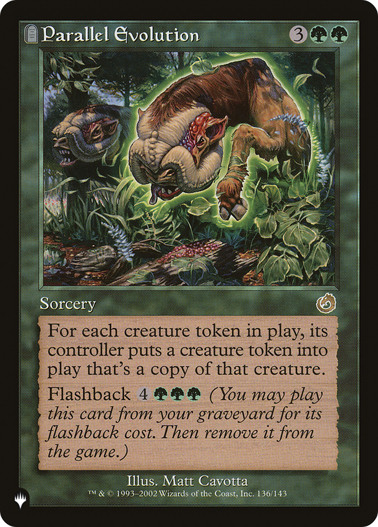 Parallel Evolution [LIST 136/143] : (tombstone)