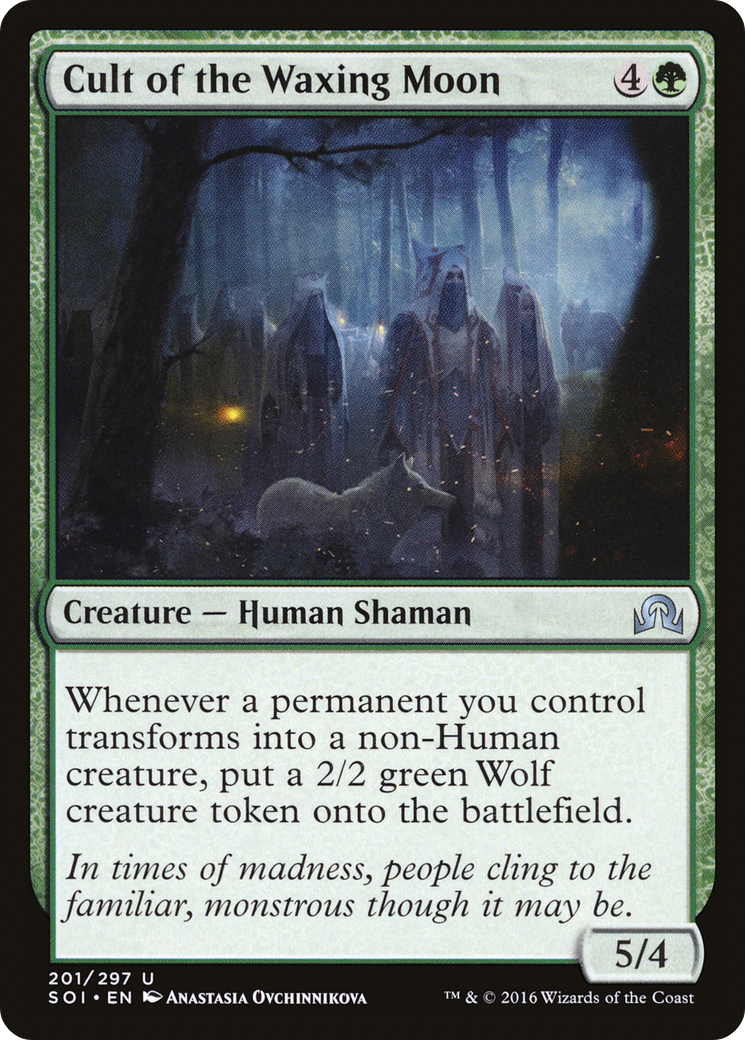 {C} Cult of the Waxing Moon [Shadows over Innistrad][SOI 201]