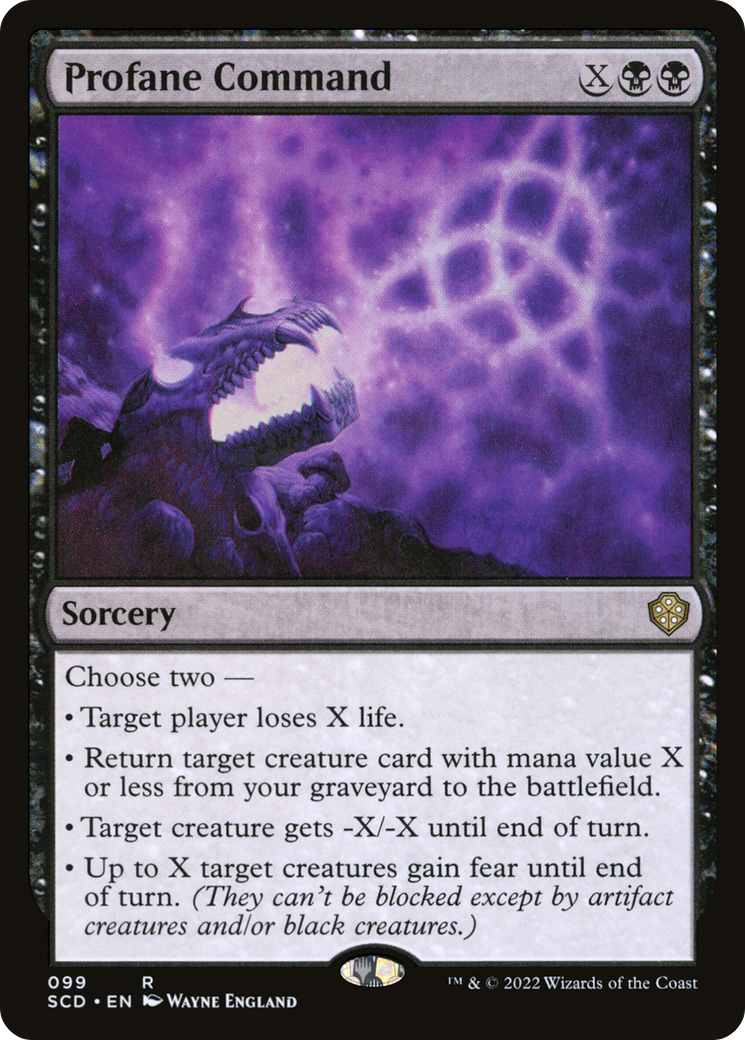 {R} Profane Command [Starter Commander Decks][SCD 099]